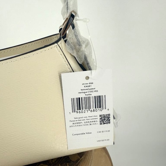 NWT Kate Spade Bundle Frankie Meringue Bag and Kayla Large Cardholder - Picture 7 of 17